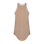 Rib tank top Rick Owens , Beige , Dames