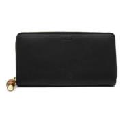 Pre-owned Leather wallets Gucci Vintage , Black , Dames