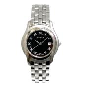 Pre-owned Metal watches Gucci Vintage , Black , Dames