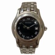 Pre-owned Metal watches Gucci Vintage , Black , Dames