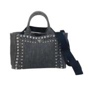 Pre-owned Denim prada-bags Prada Vintage , Black , Dames