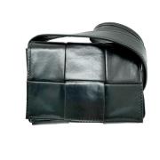 Pre-owned Leather shoulder-bags Bottega Veneta Vintage , Black , Dames