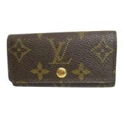 Pre-owned Canvas key-holders Louis Vuitton Vintage , Brown , Heren