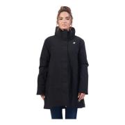 Zwarte korte jas Marla K-Way , Black , Dames