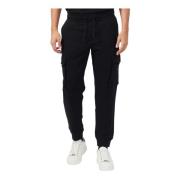 Zwarte joggingbroek met zijzakken Guess , Black , Heren