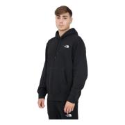 Essentiële Zwarte Hoodie Sweater The North Face , Black , Heren