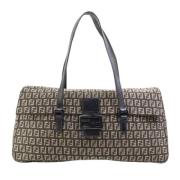 Pre-owned Canvas fendi-bags Fendi Vintage , Brown , Dames