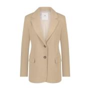 Lurex Blazer Fw24029 Nukus , Yellow , Dames