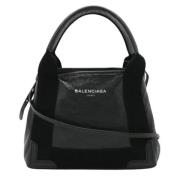 Pre-owned Leather totes Balenciaga Vintage , Black , Dames