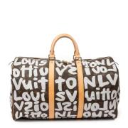 Pre-owned Coated canvas handbags Louis Vuitton Vintage , Brown , Dames