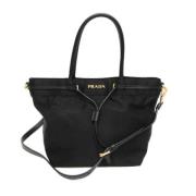 Pre-owned Leather prada-bags Prada Vintage , Black , Dames