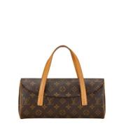 Pre-owned Canvas louis-vuitton-bags Louis Vuitton Vintage , Brown , Da...