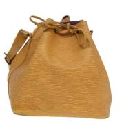 Pre-owned Leather louis-vuitton-bags Louis Vuitton Vintage , Yellow , ...