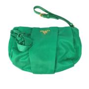 Pre-owned Fabric prada-bags Prada Vintage , Green , Dames