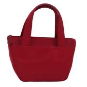 Pre-owned Fabric handbags Yves Saint Laurent Vintage , Red , Dames