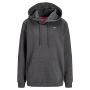 Hoodie Donkergrijs Melange/Wit Jack & Jones , Gray , Dames