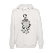 Garfield Print Hoodie Sweater Iceberg , Gray , Heren