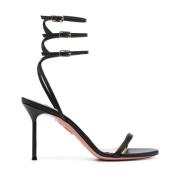 Zwarte Sandaal Essence 85 Aquazzura , Black , Dames