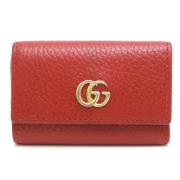 Pre-owned Leather key-holders Gucci Vintage , Red , Dames