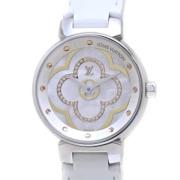 Pre-owned Stainless Steel watches Louis Vuitton Vintage , White , Dame...