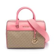 Pre-owned Coated canvas handbags Michael Kors Pre-owned , Pink , Dames