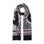 Zebra Print Baby Stola Liu Jo , Multicolor , Dames