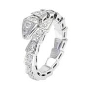 Pre-owned White Gold rings Bvlgari Vintage , Gray , Dames