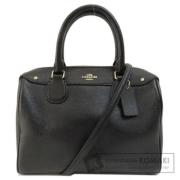 Pre-owned Leather totes Coach Pre-owned , Black , Dames