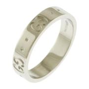 Pre-owned White Gold rings Gucci Vintage , Gray , Dames