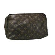 Pre-owned Canvas clutches Louis Vuitton Vintage , Brown , Dames