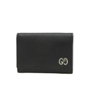 Pre-owned Leather wallets Gucci Vintage , Black , Unisex