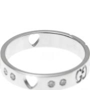 Pre-owned White Gold rings Gucci Vintage , Gray , Dames