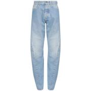 Blauwe Jeans Maison Margiela , Blue , Heren