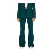 Olifant Flare Broek Vrouwen Only , Green , Dames