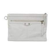 Pre-owned Leather balenciaga-bags Balenciaga Vintage , White , Dames