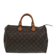 Pre-owned Canvas louis-vuitton-bags Louis Vuitton Vintage , Brown , Da...