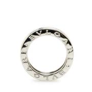 Pre-owned Metal rings Bvlgari Vintage , Gray , Dames