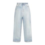 Jeans met logo Vetements , Blue , Heren