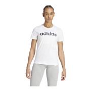 Gedrukt T-shirt voor dames Adidas , White , Dames