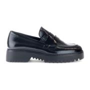 Zwarte lakleren mocassins Gabor , Black , Dames