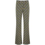 Slim-fit palazzo broek met stropdas-geïnspireerde print Etro , Multico...