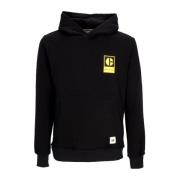 Lichte Hoodie met Blok C CAT , Black , Heren