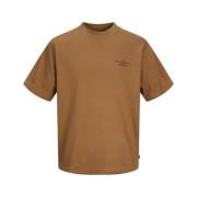 Nuthatch Crew Neck Tee Jack & Jones , Brown , Heren