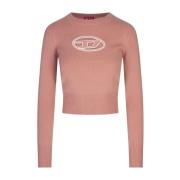 Roze Kasjmier Wol Trui Diesel , Pink , Dames