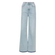 Denim Tint Andi Jeans Ganni , Blue , Dames