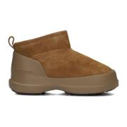 Lage Suède Laarzen in Cognac Moon Boot , Brown , Dames