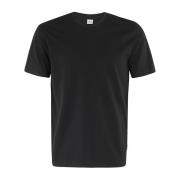 Jersey T-shirt met ronde hals Aspesi , Black , Heren