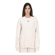 Essentials Oversized Beige Sweater Adidas Originals , Beige , Dames