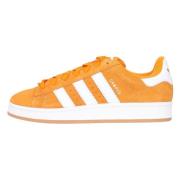 Oranje Campus Sneakers Retro Stijl Adidas Originals , Orange , Heren