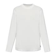 Lange mouwen T-shirt Nero AllSaints , White , Heren